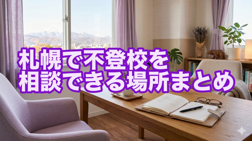 札幌で不登校を相談できる場所まとめ