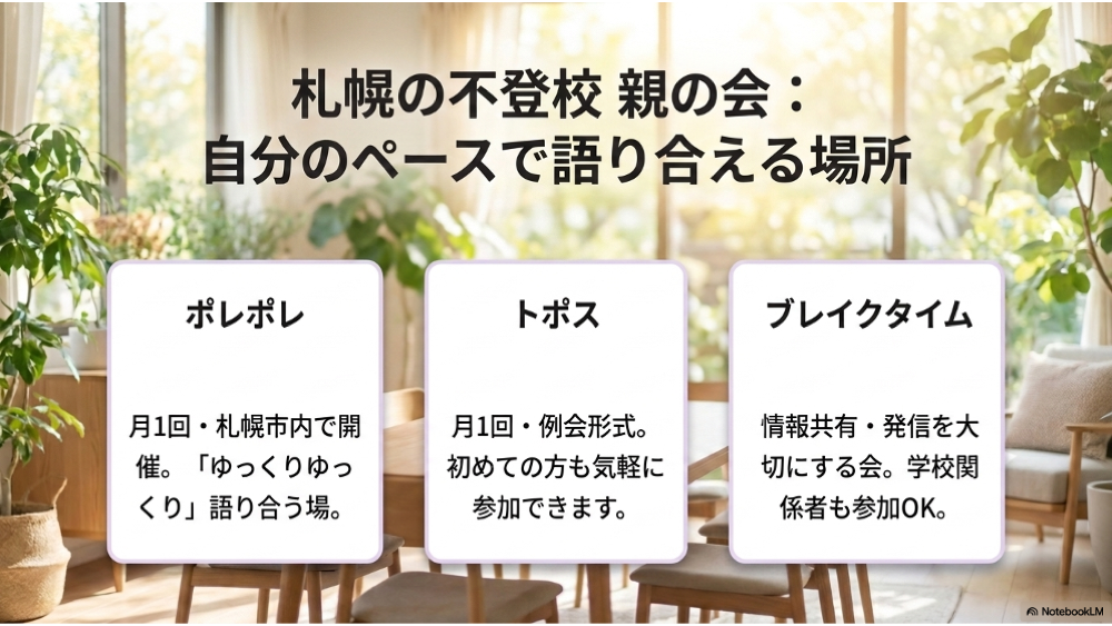親の会に参加すると何が変わるのか｜一人じゃないという安心感
