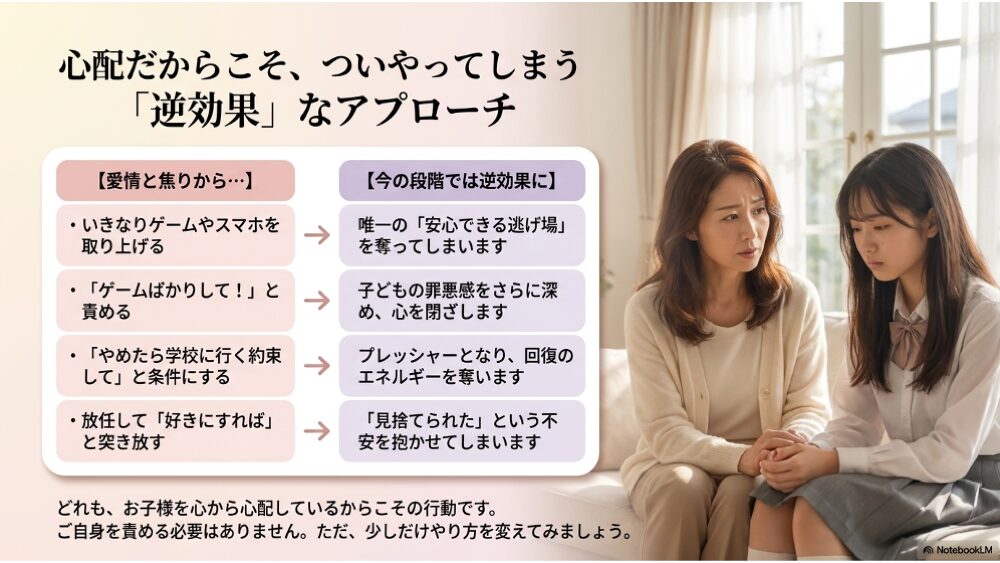 やってはいけない対処法
