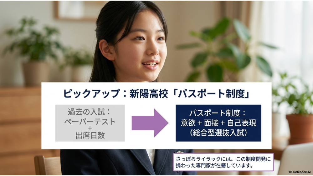 新陽高校パスポート制度とは｜中3からがんばり始めた受験生を応援する