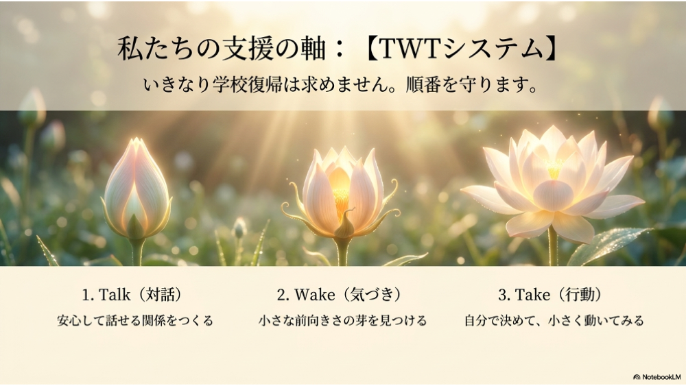 相談から次の一歩までの4つのステップ｜さっぽろライラック保護者相談