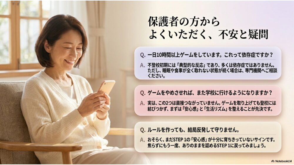 よくある質問｜不登校とゲーム・スマホ
