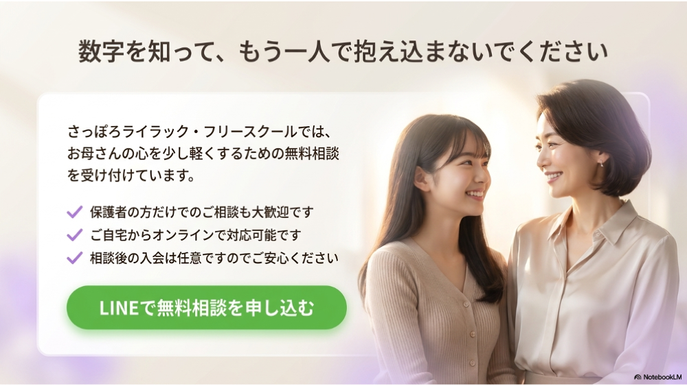一人で抱え込まないで｜さっぽろライラック無料相談