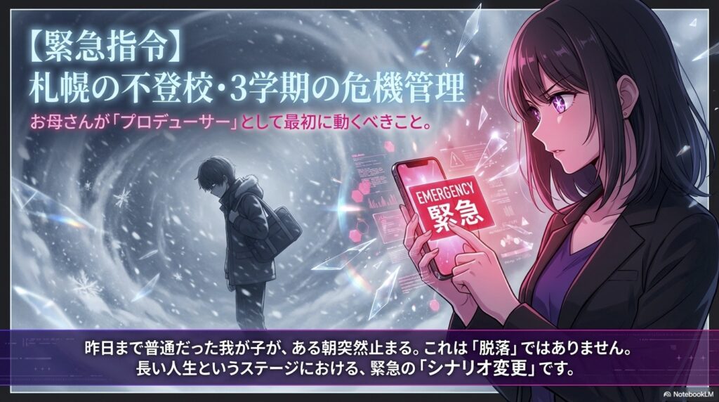 札幌の不登校・３学期の危機管理