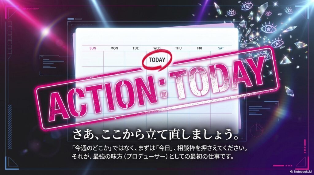 さぁ、すぐ動きましょう