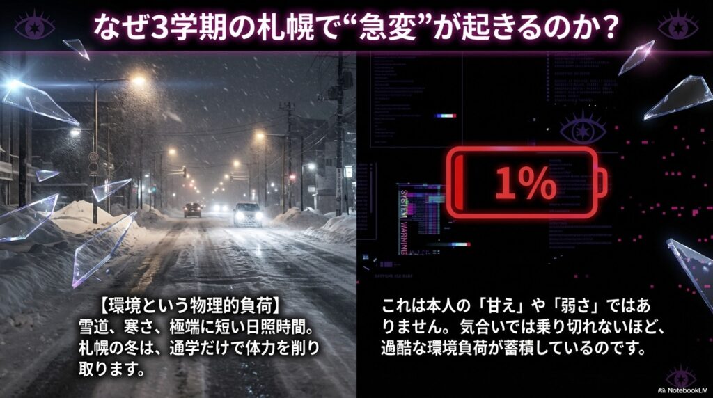 甘えや弱さで、不登校になるわけではありません、