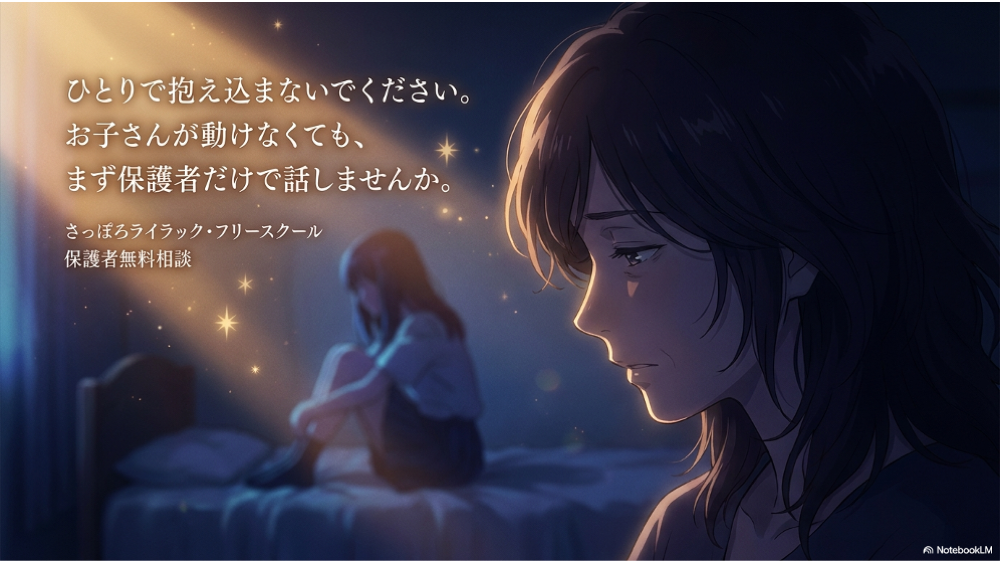 ひとりで抱え込まないでください