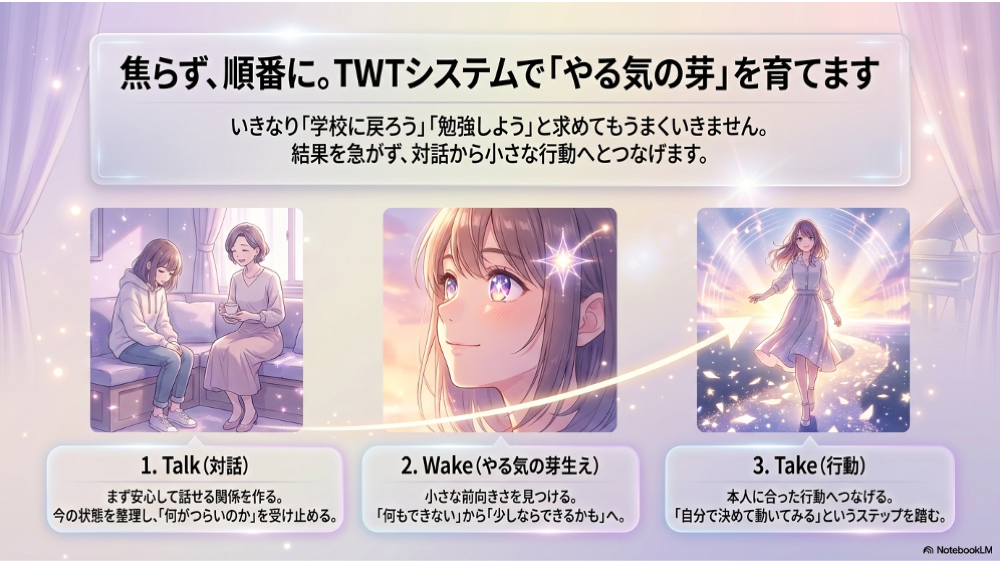 TWTシステムでやる気の芽を育てます