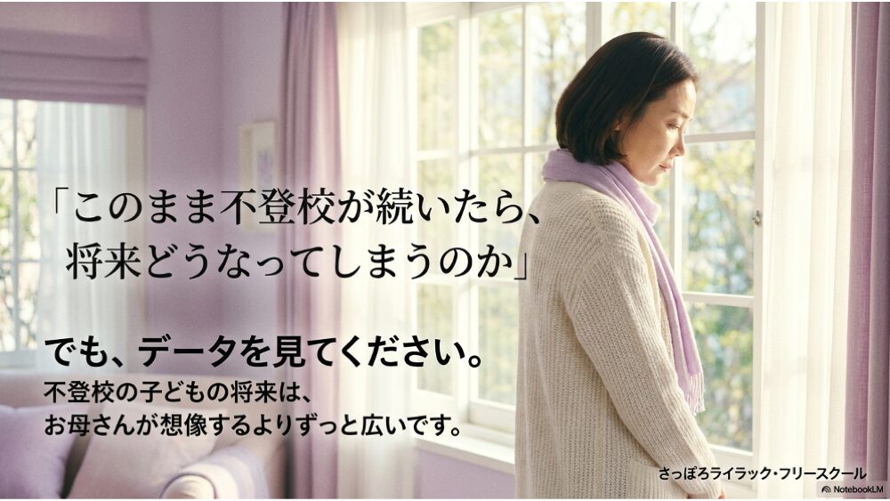 このまま不登校が続いたら将来どうなってしまうのか？