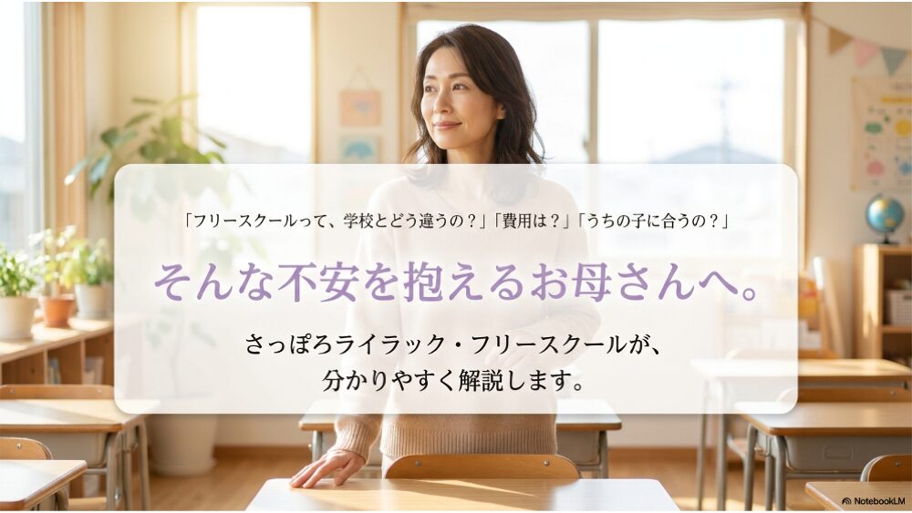 フリースクールのことを解説します