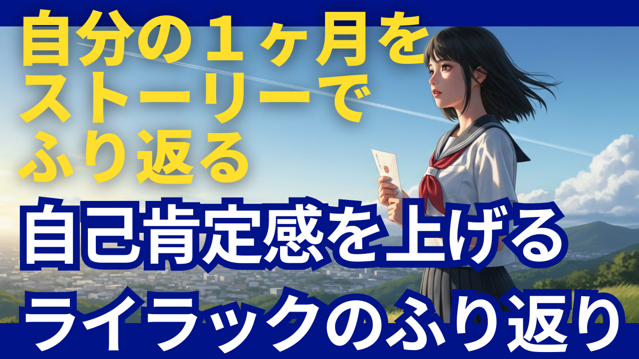 自分の１ヶ月をふり返る・自己肯定感を上げるライラックのふり返り