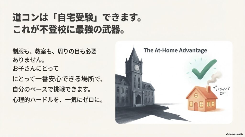 道コンは自宅で受験できる