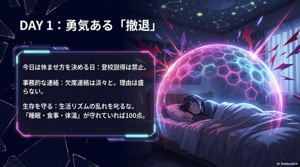 勇気ある撤退で、北海道の高校受験から一旦休ませる