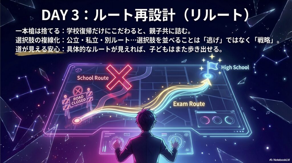 受験に向けての再設計で高校進学のルートを歩き出そう