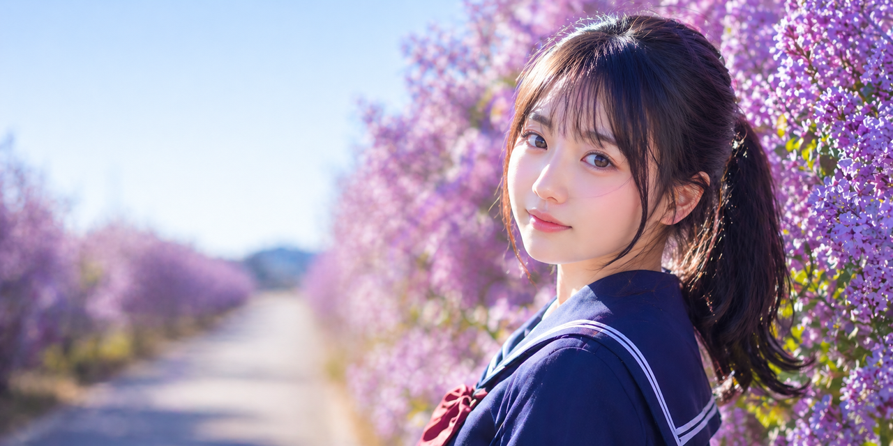 ライラックと女子高生