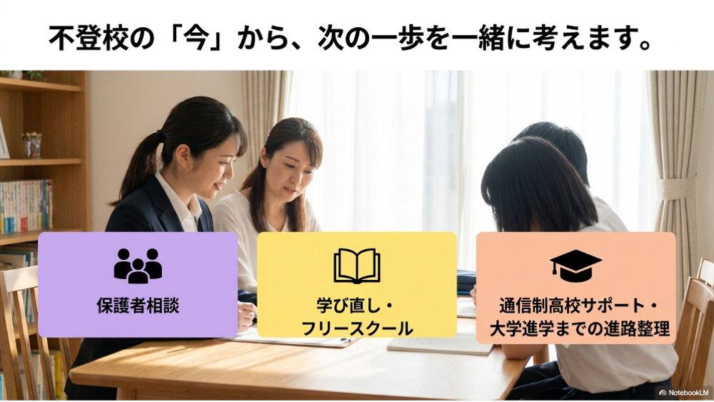 さっぽろライラック高等学院でできる保護者相談学び直し進路整理