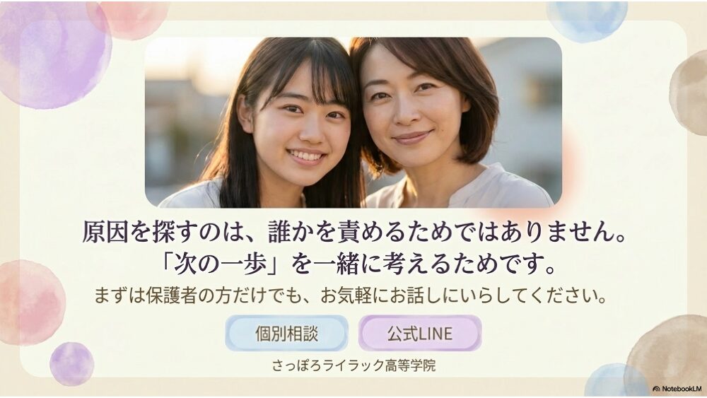 不登校の原因を探す目的は次の一歩を考えること