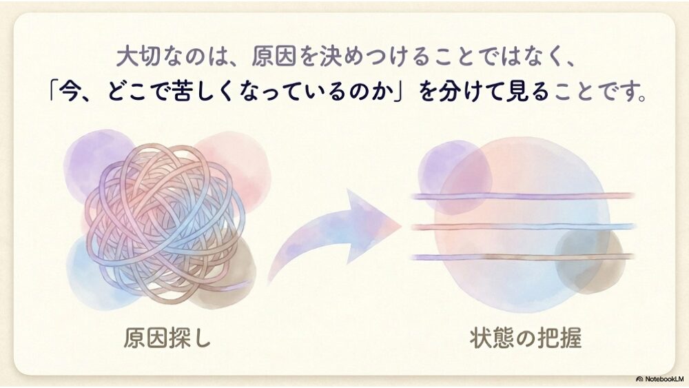 不登校の原因を決めつけず苦しさを分けて見ることが大切