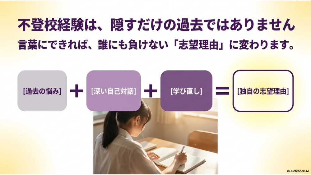不登校経験を志望理由や自己理解につなげる方法