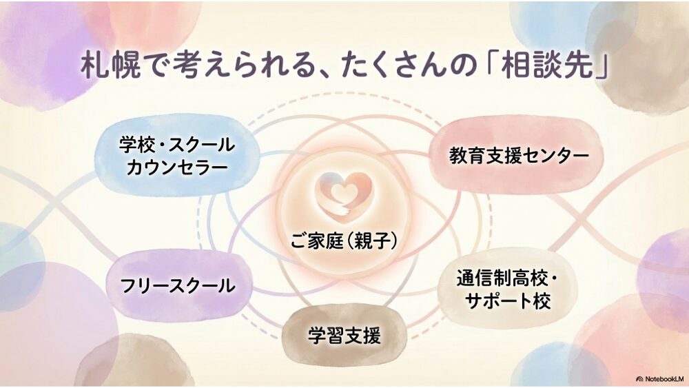 札幌で不登校の相談先を考える