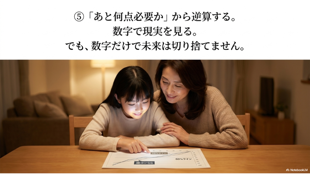 道コンSSと60パーセントラインで志望校を判断する考え方