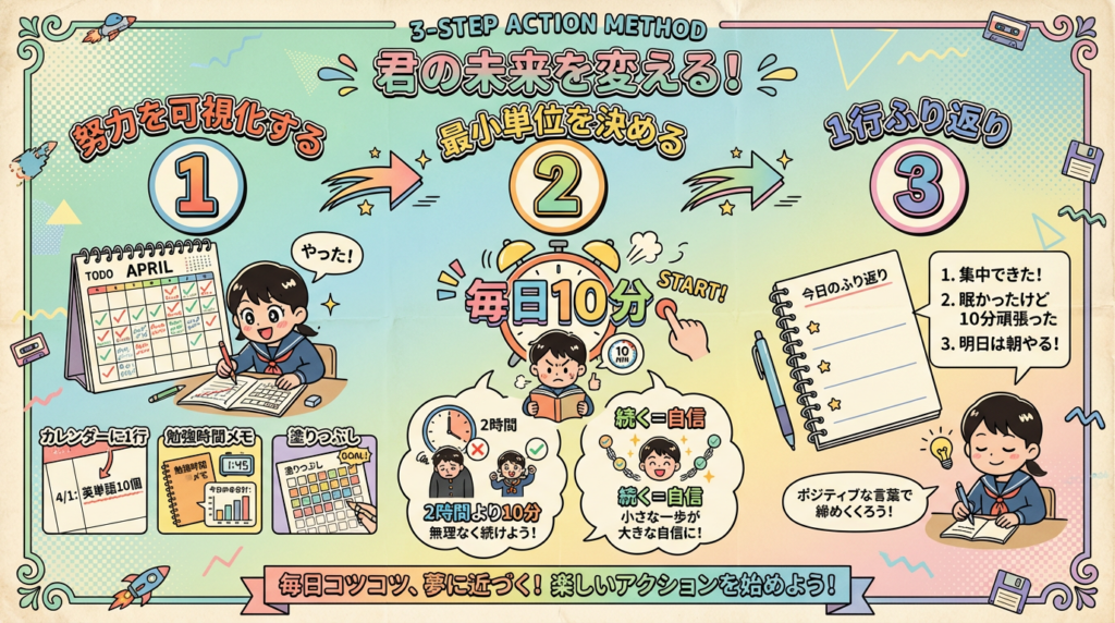 ３STEPアクション