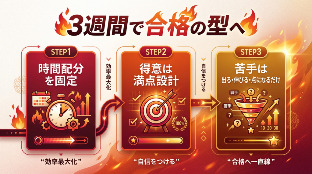 北海道公立高校入試合格の型