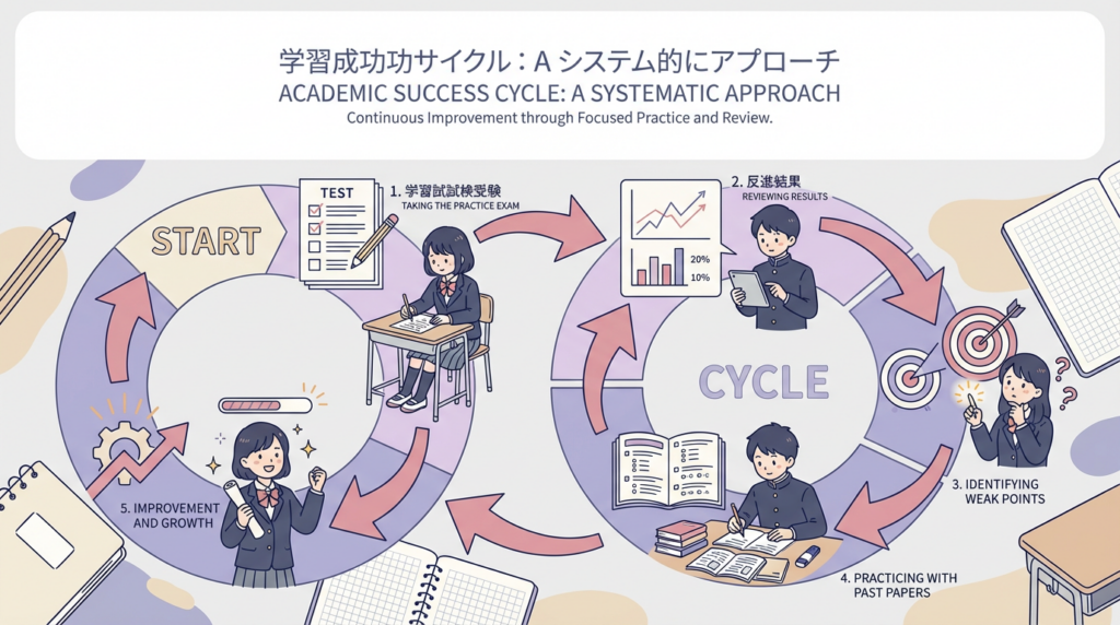 北海道の中学生なら道コンを使って学習のサイクルをまわすべき