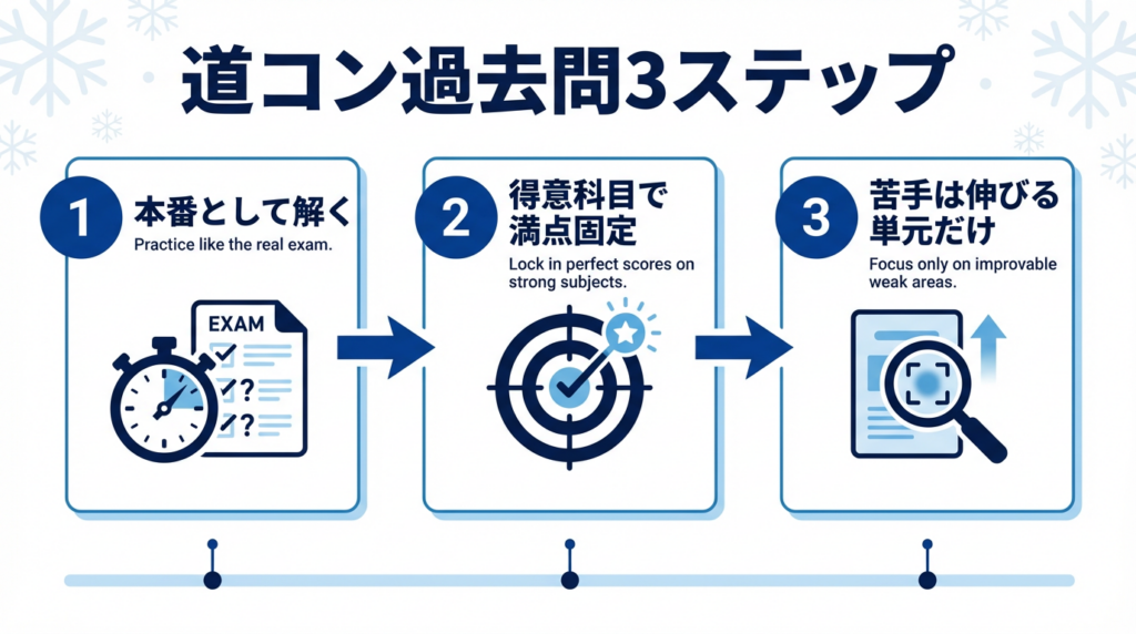 道コン過去問３STEP
