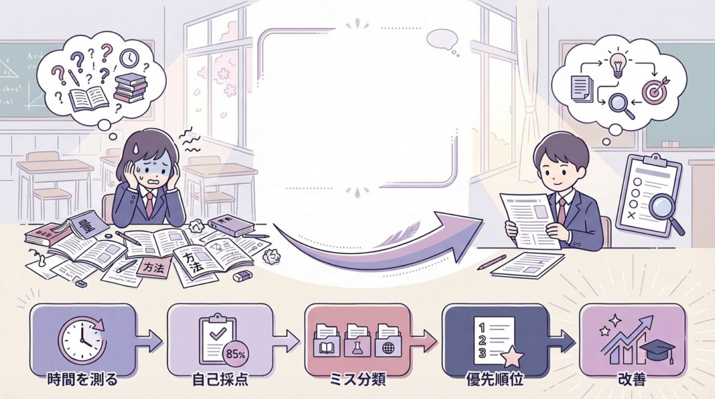 解決策：道コン過去問で“現在地”を可視化する