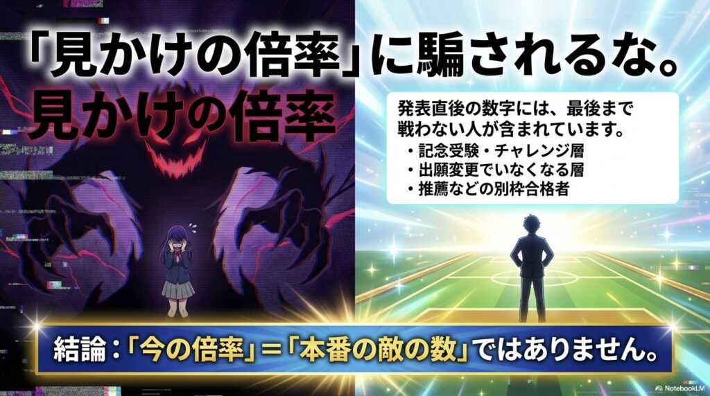 北海道の公立高校入試は見かけの倍率に騙されない