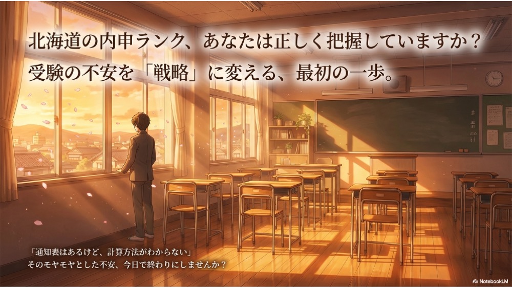 北海道の内申ランク自動計算【2026年度入試対応】中1・中2・中3対応
