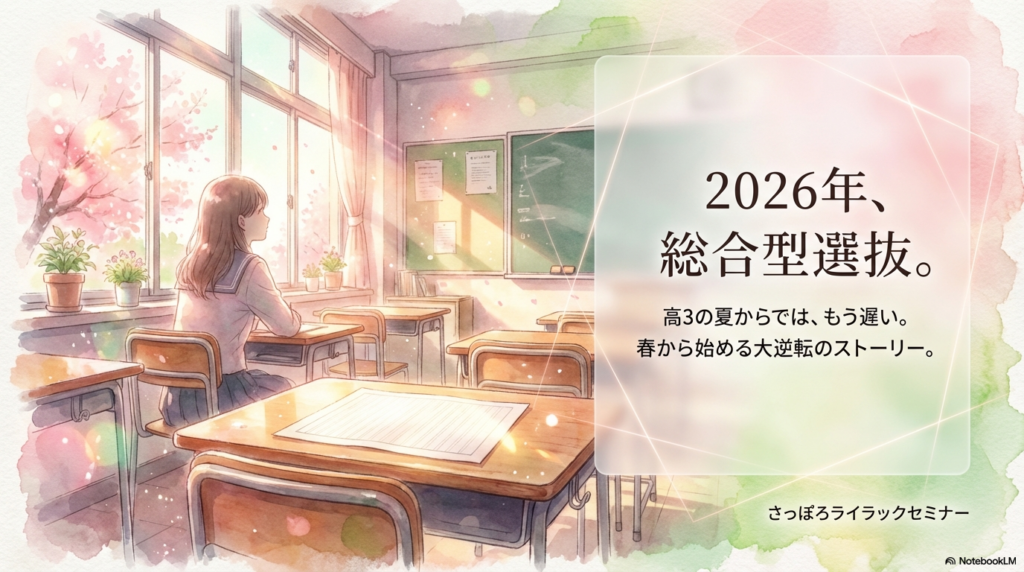 最新】総合型選抜はいつから対策する？保護者向けに春からの始め方を解説